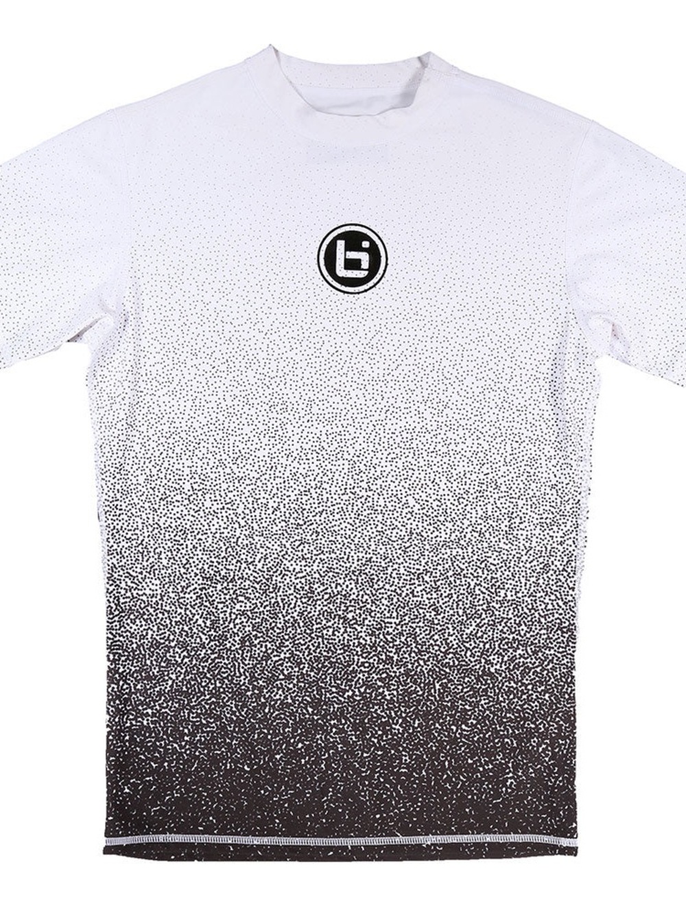 New Ball is Life P4 Compression Tee in White/Black